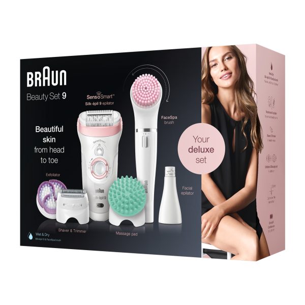 מסיר שיער Braun Beauty DELUXE Set SES 9-985BS