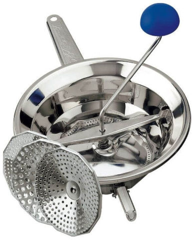 מולין טוחן ירקות ופירות מנירוסטה 20 ס''מ מבית OMAC – תמונה 2