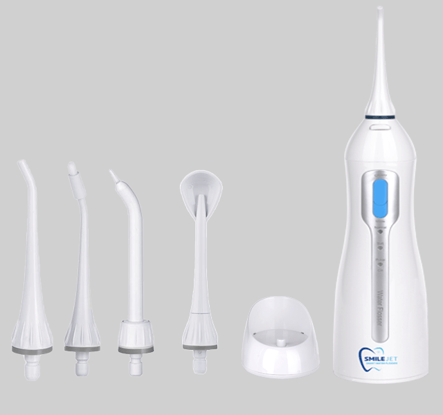 סמייל ג'ט – סילונית דנטלית ניידת, הטובה בעולם כולל 4 ראשים – תמונה 2