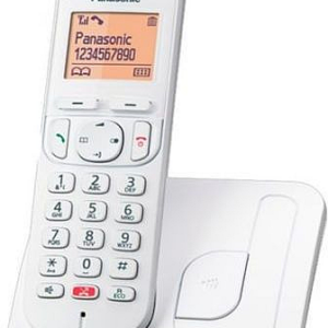 טלפון אלחוטי KX-TGC250 PANASONIC - צבע לבן