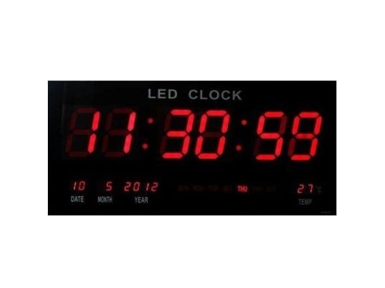 שעון קיר LED חשמלי HB4823