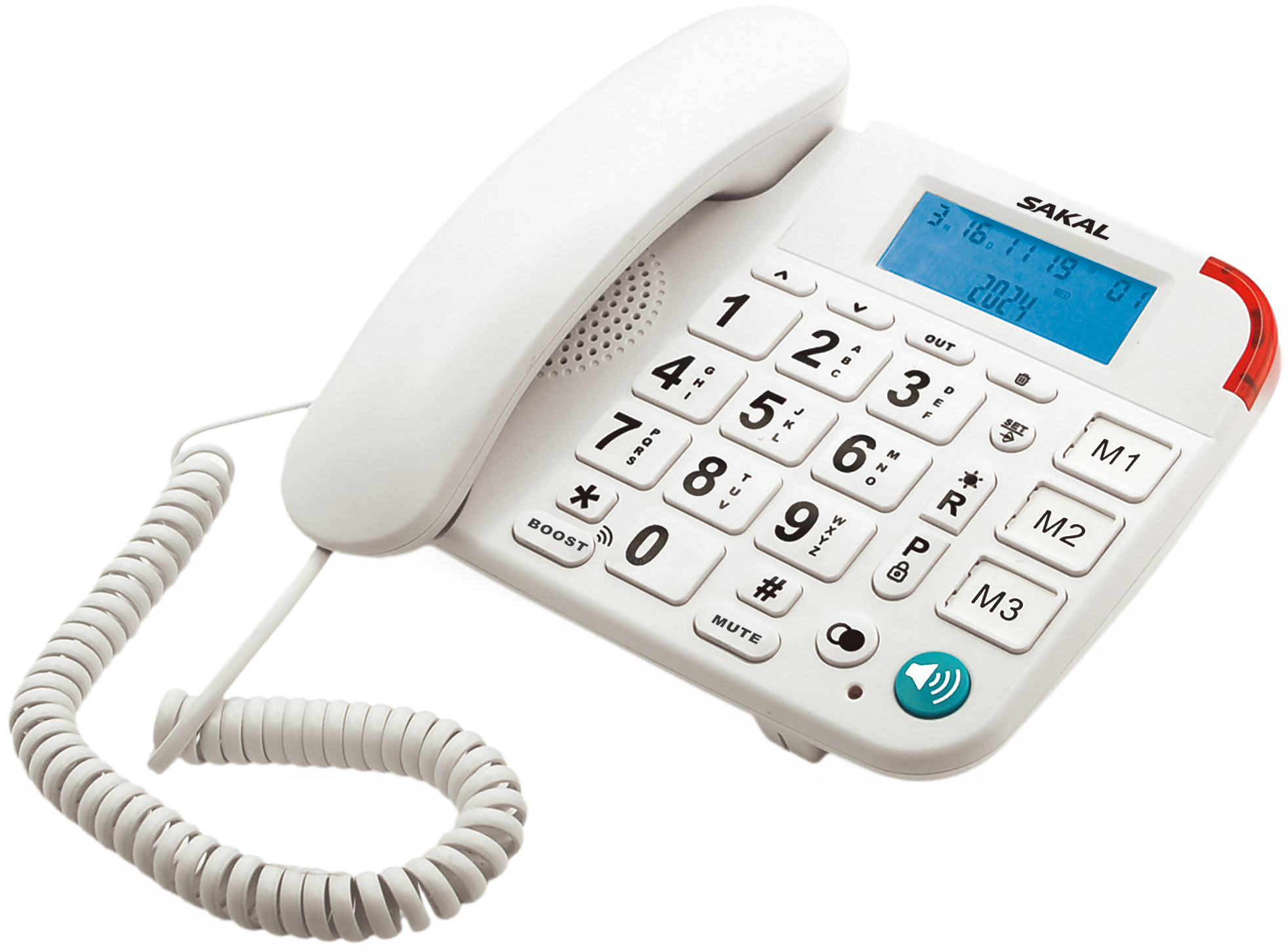 טלפון שולחני מוגבר SAKAL TSD-813