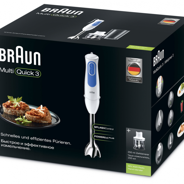 בלנדר מוט Braun MultiQuick 3 MQ3020 – תמונה 2