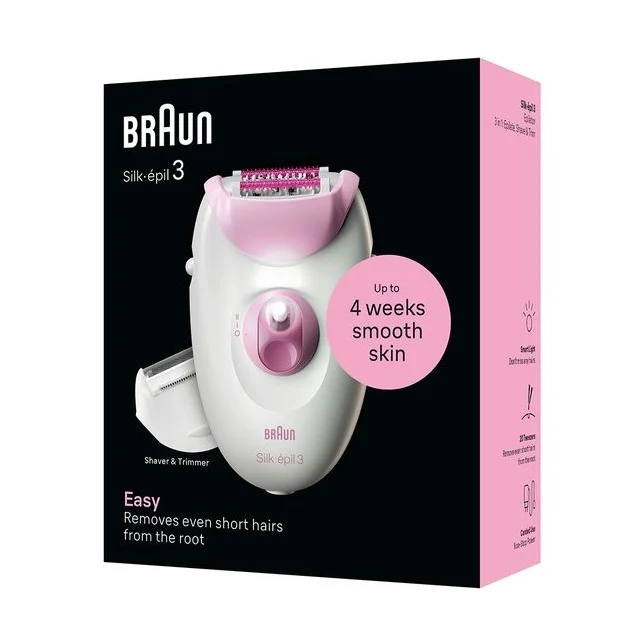 מכשיר להסרת שיער בראון Braun Silk-epil 3 3031
