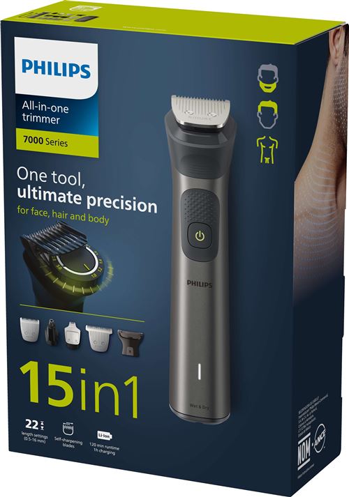 Tondeuse Homme Philips Series 7000 All In One Trimmer Mg7940 15 Noir